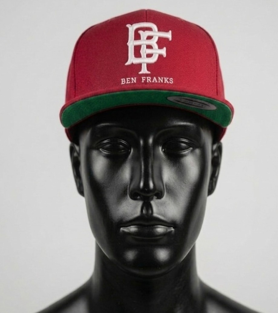 Ben Franks Red Snapback Hat